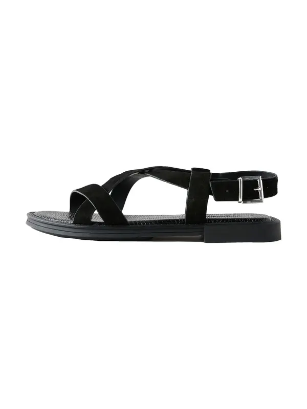 Next Next Sandali s paščki 'Forever Comfort'  črna