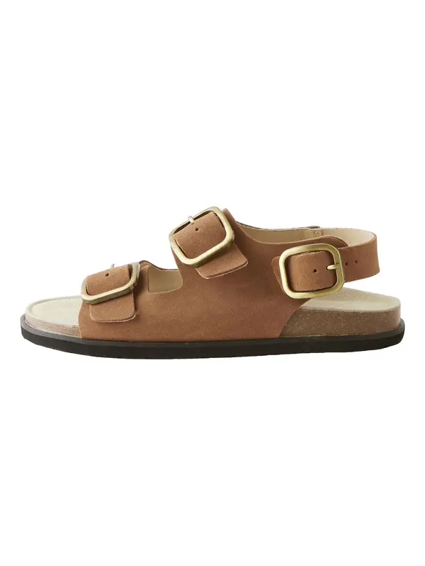 Next Next Sandali s paščki 'Forever Comfort'  svetlo rjava