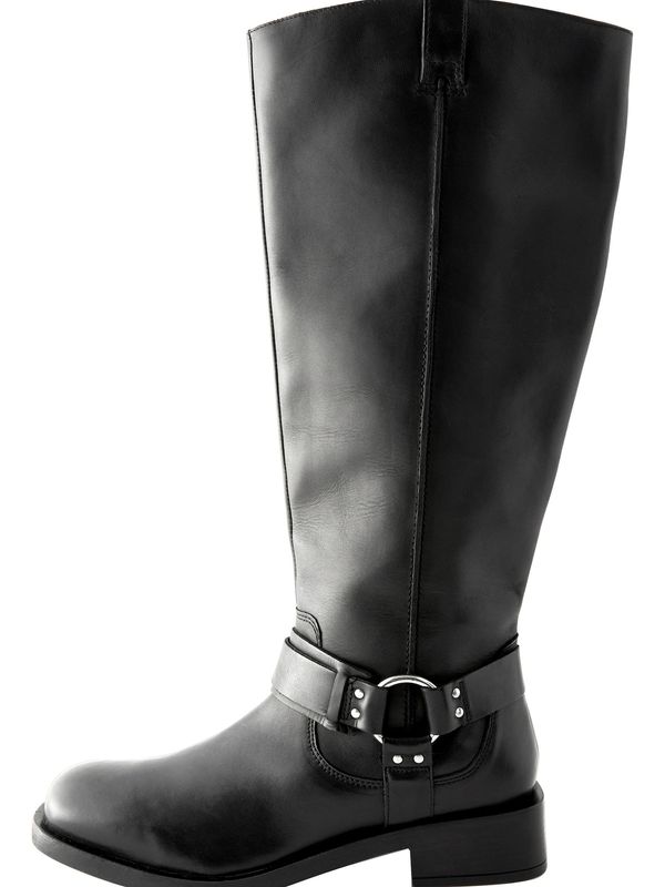 Next Next Škornji  črna