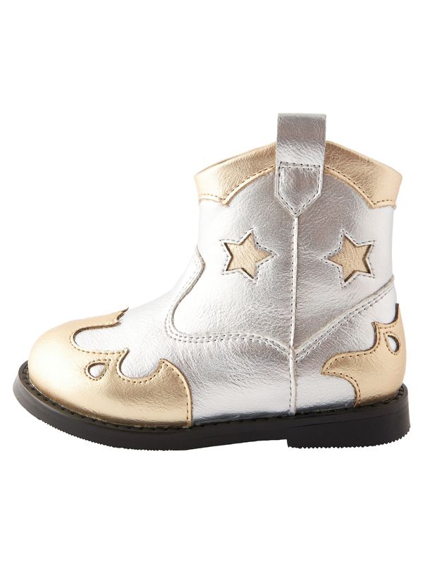 Next Next Škornji  zlata / srebrna