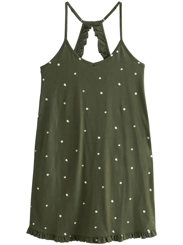 Next Next Spalna srajca  kaki / bela