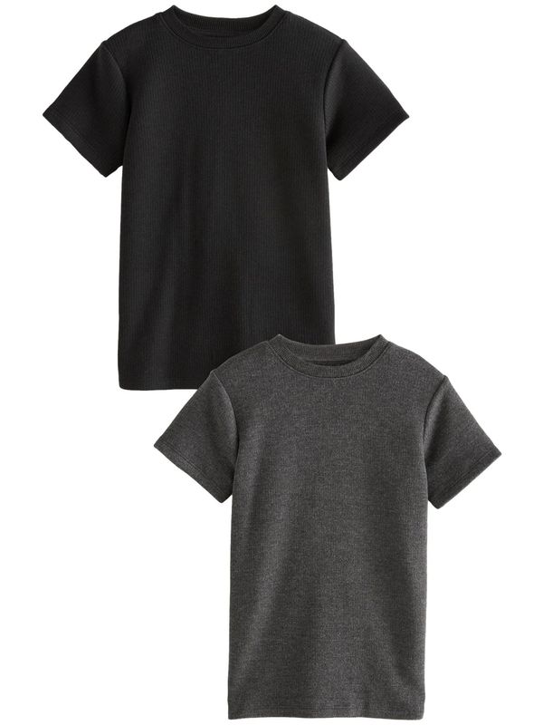 Next Next Spodnja majica  pegasto siva / črna