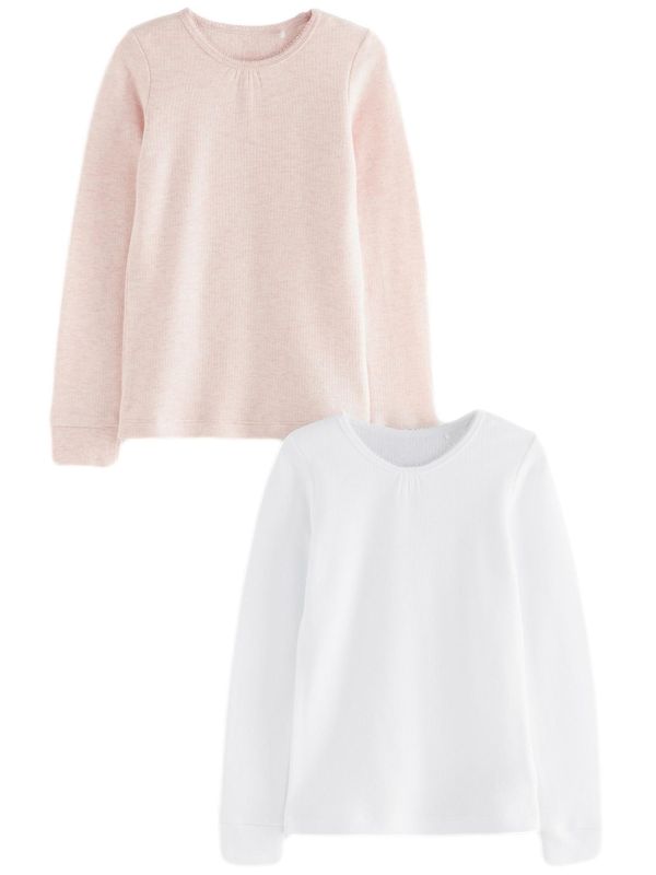 Next Next Spodnja majica  roza / bela