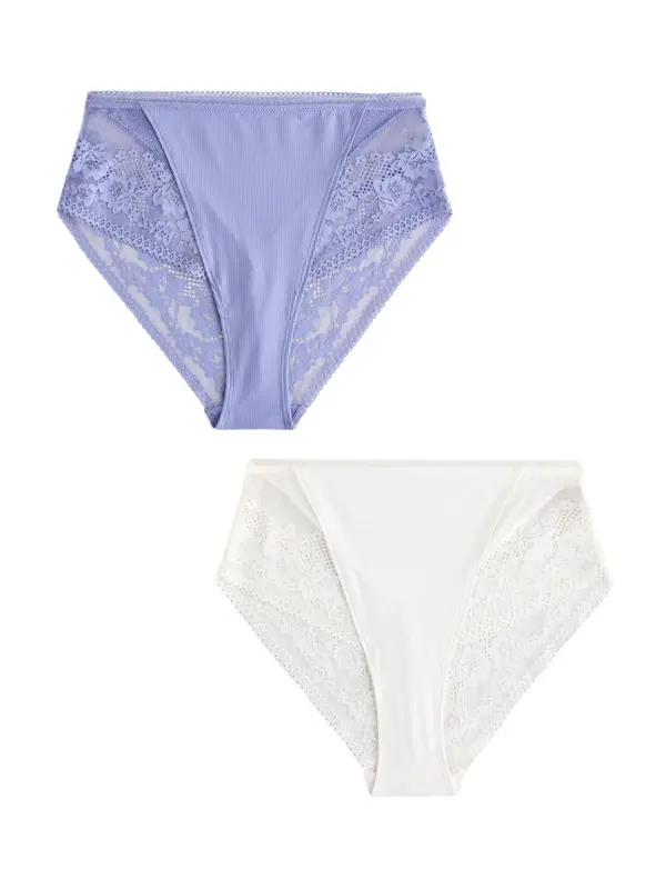 Next Next Spodnje hlače  kremna / moder denim