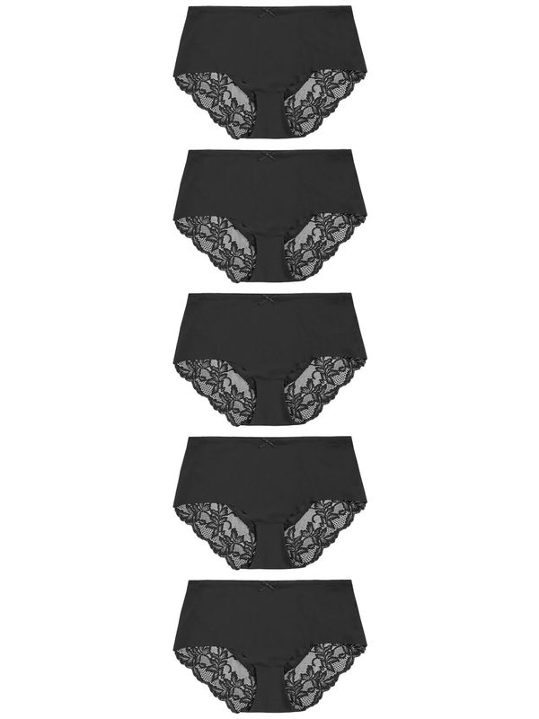 Next Next Spodnje hlačke  črna