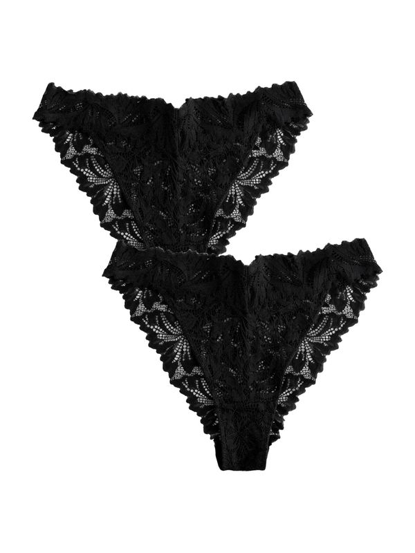 Next Next Spodnje hlačke  črna