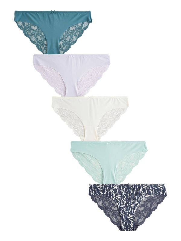 Next Next Spodnje hlačke  kremna / mornarska / svetlo modra