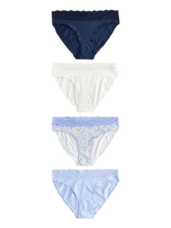 Next Next Spodnje hlačke  marine / golobje modra / rumena / bela