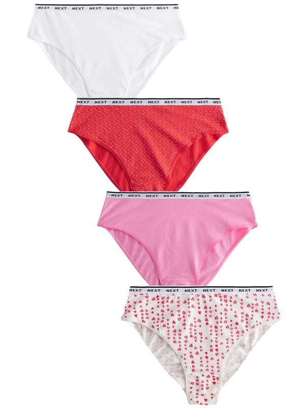 Next Next Spodnje hlačke  roza / rdeča / črna / off-bela
