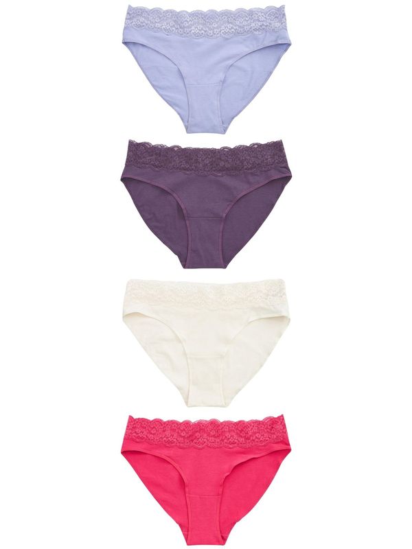 Next Next Spodnje hlačke  svetlo modra / lila / roza / bela