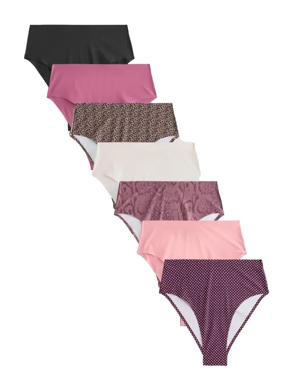 Next Next Spodnje hlačke  svetlo rjava / mauve / staro roza / črna / bela