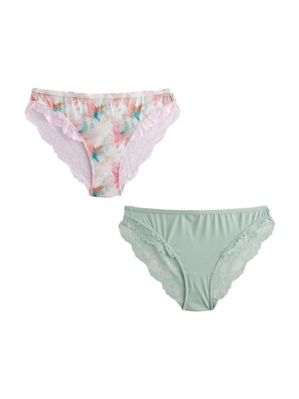 Next Next Spodnje hlačke  turkizna / pastelno zelena / roza / bela