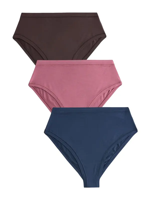 Next Next Spodnje hlačke 'Ultimate Comfort'  mornarska / čokolada / staro roza