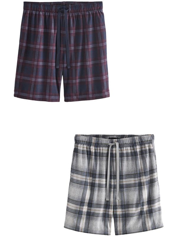 Next Next Spodnji del pižame  marine / siva / rdeča / bela