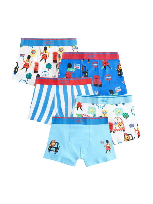 Next Next Spodnjice  azur / temno rdeča / črna / bela