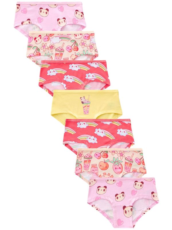 Next Next Spodnjice  kit / rumena / svetlo roza / grenada