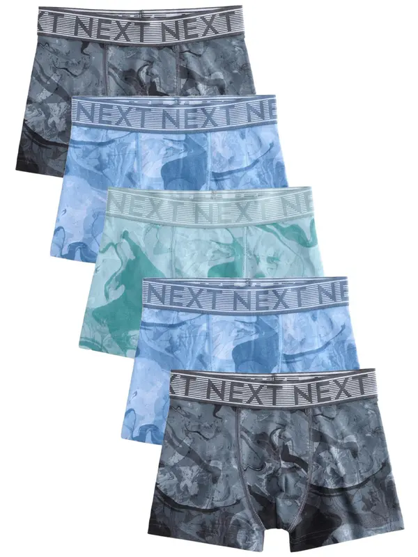 Next Next Spodnjice  kraljevo modra / svetlo modra / temno siva / pastelno zelena