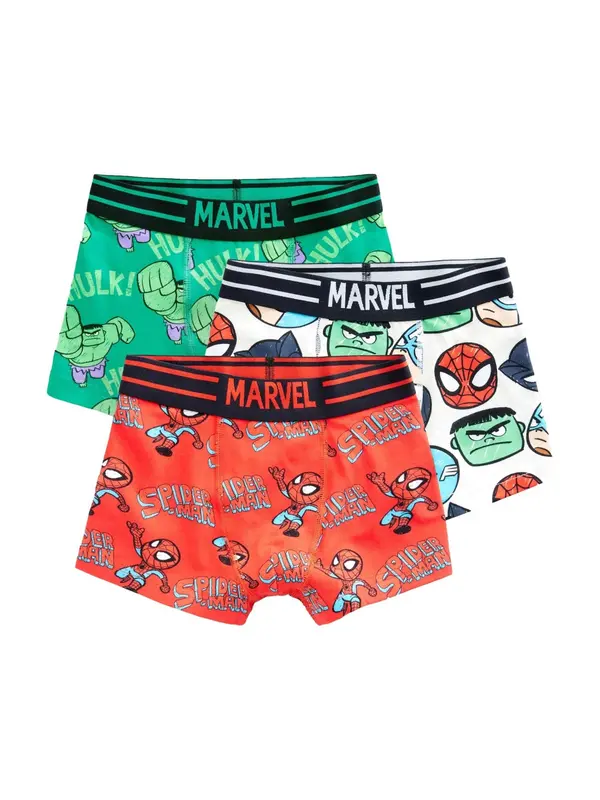 Next Next Spodnjice 'Marvel'  limeta / živo rdeča / črna / bela