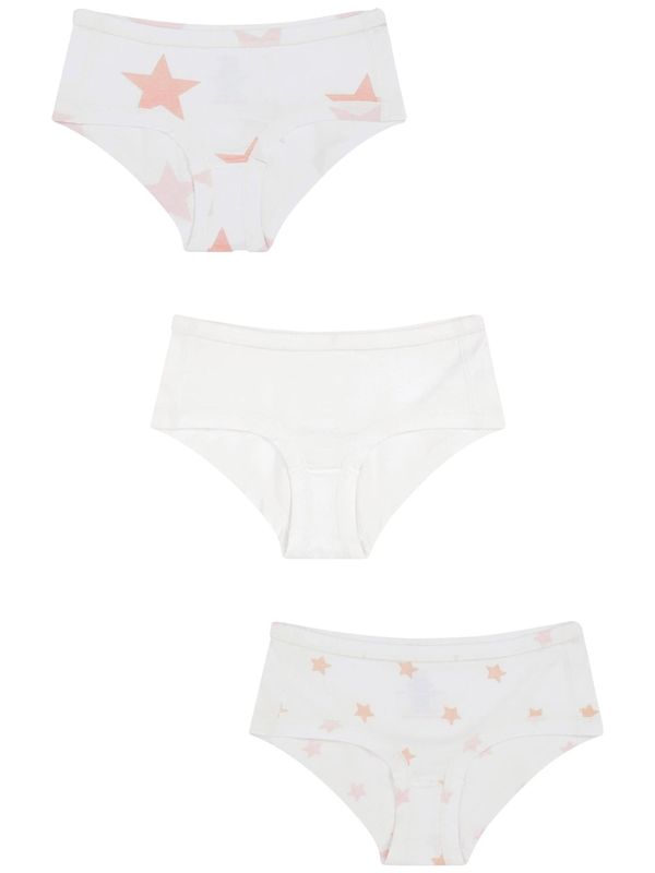 Next Next Spodnjice  oranžna / bela