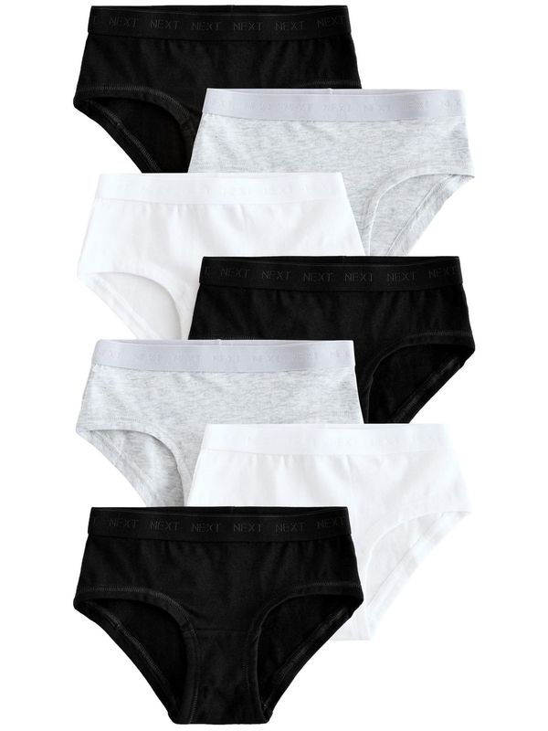 Next Next Spodnjice  pegasto siva / črna / bela