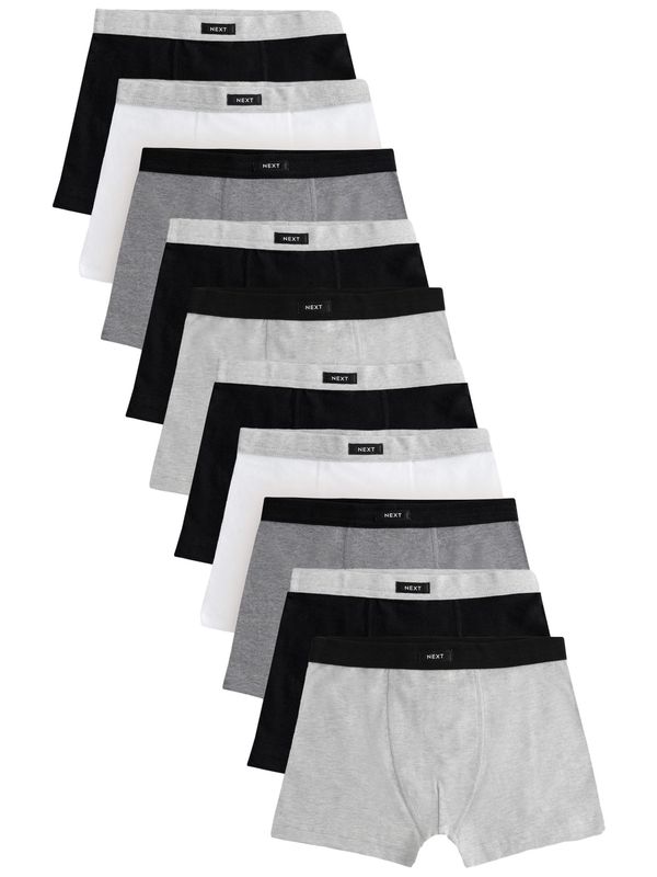 Next Next Spodnjice  pegasto siva / črna / bela