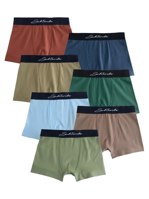 Next Next Spodnjice 'Subscribe'  pastelno modra / temno modra / brokat / kaki / oliva / temno zelena / oksid