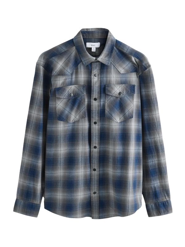 Next Next Srajca  kremna / mornarska / siva