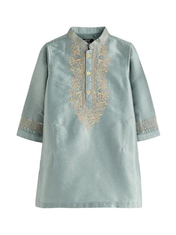 Next Next Srajca 'Kurta'  turkizna / zlata