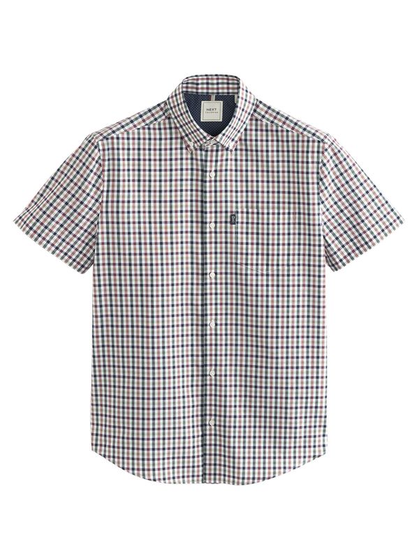 Next Next Srajca  pastelno zelena / rubin rdeča / črna / bela