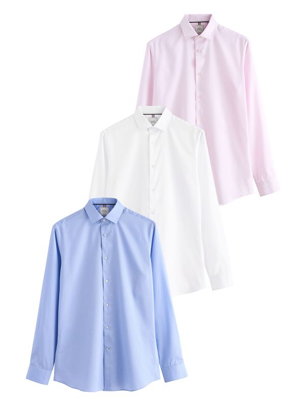 Next Next Srajca  svetlo modra / svetlo roza / bela