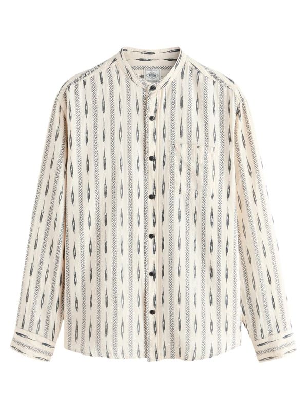 Next Next Srajca  svetlo siva / črna / bela