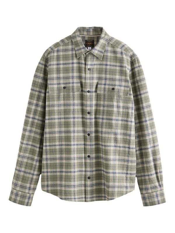 Next Next Srajca  temno modra / oliva / bela