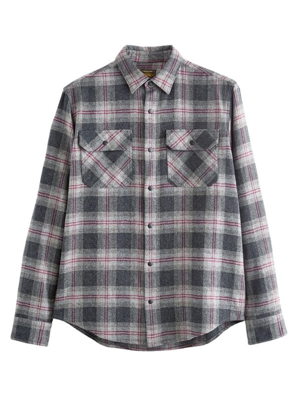 Next Next Srajca  temno siva / pegasto siva / rubin rdeča