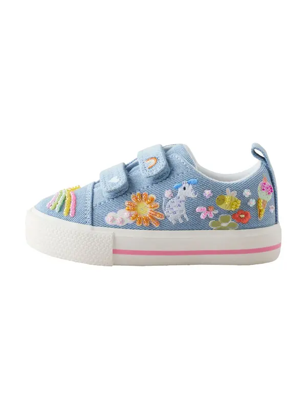 Next Next Superge  moder denim / svetlo zelena / oranžna / svetlo roza