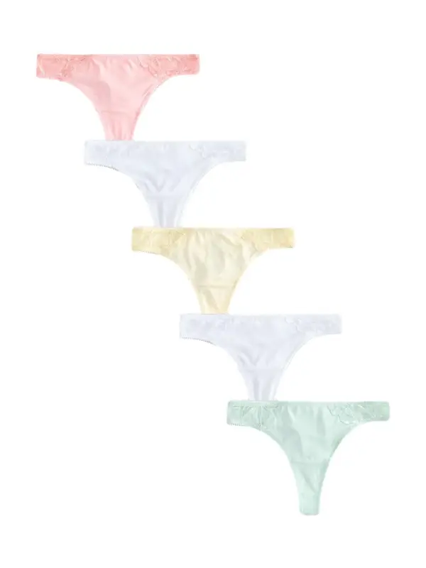 Next Next Tangice  pastelno rumena / meta / roza / bela