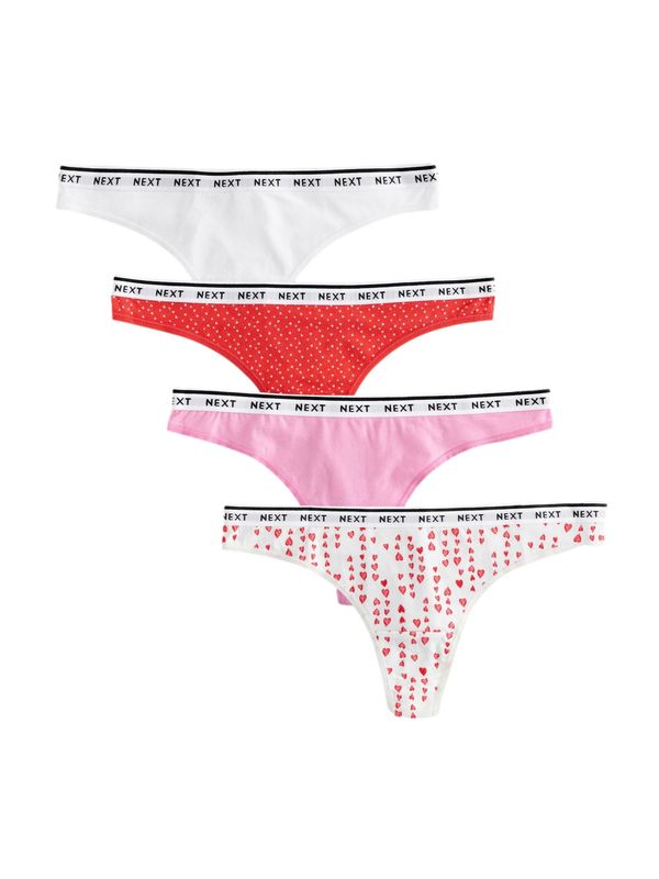 Next Next Tangice  roza / rdeča / črna / off-bela