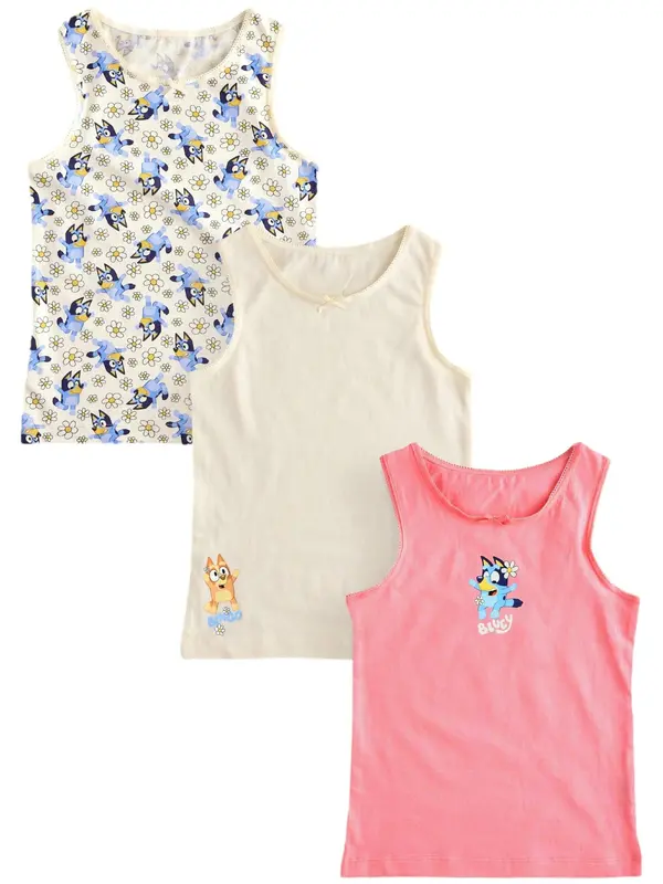 Next Next Top 'Bluey Vests'  ecru / nebeško modra / svetlo roza / črna