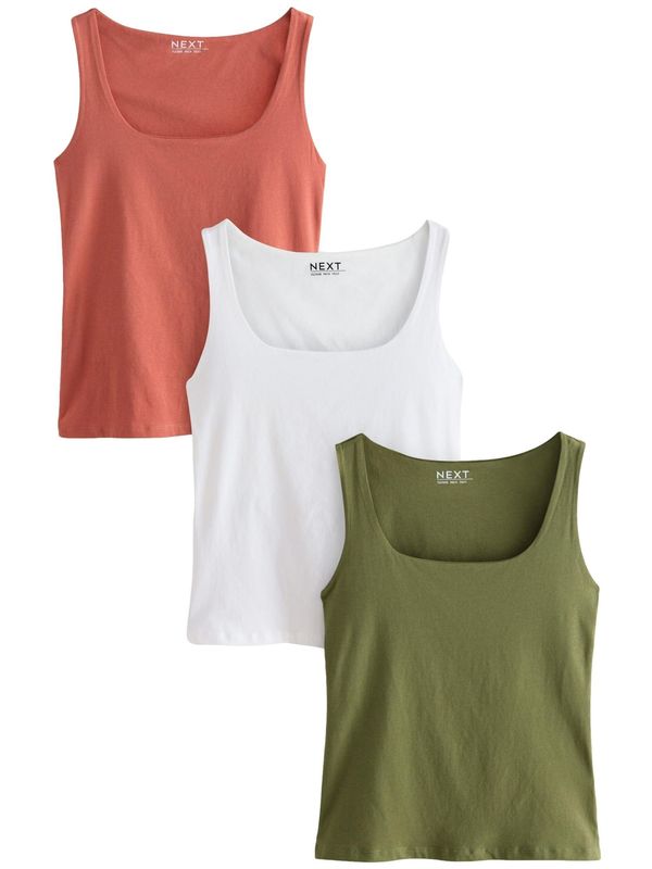 Next Next Top  kostanj rjava / oliva / bela