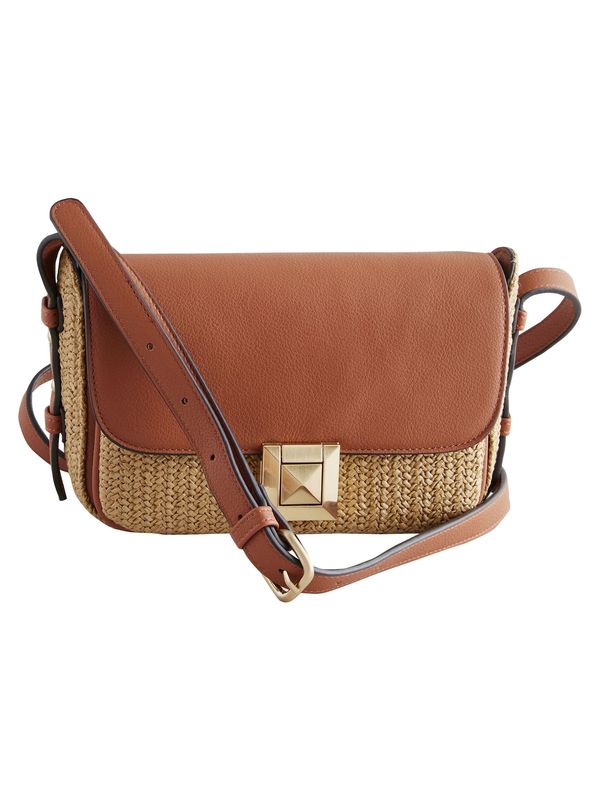 Next Next Torba za čez ramo  bež / rjava / zlata