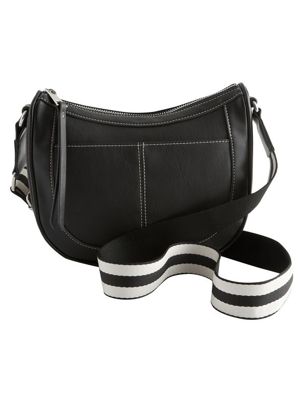 Next Next Torba za čez ramo  črna / bela