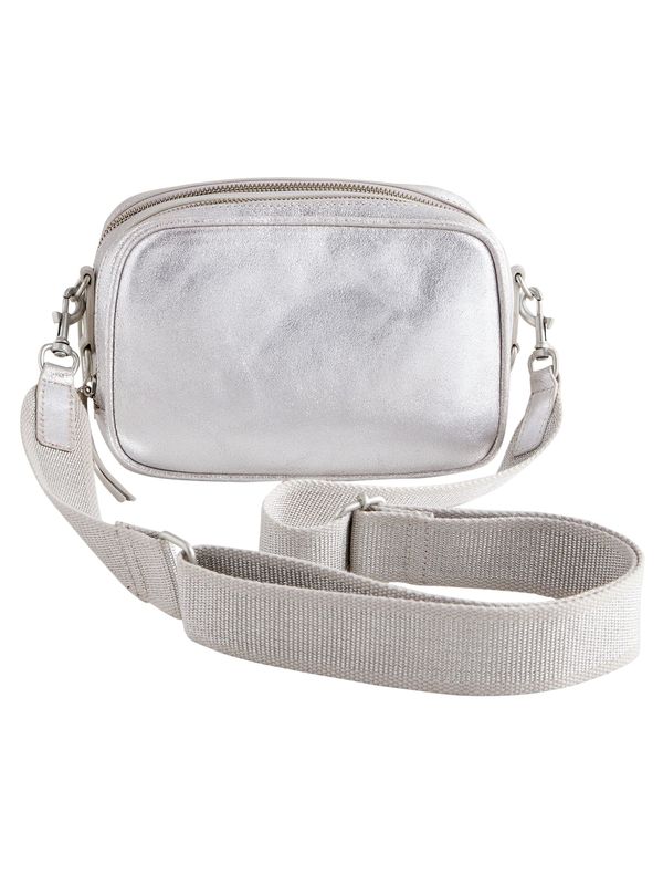 Next Next Torba za čez ramo  srebrna
