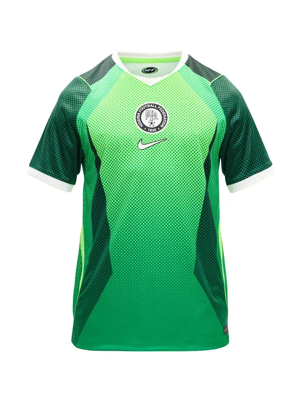 NIKE NIKE Dres 'Nigeria Home'  zelena / neonsko zelena / svetlo zelena / bela