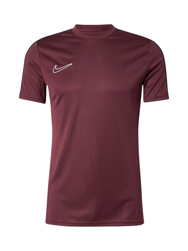 NIKE NIKE Funkcionalna majica 'Academy23'  burgund / črna / bela