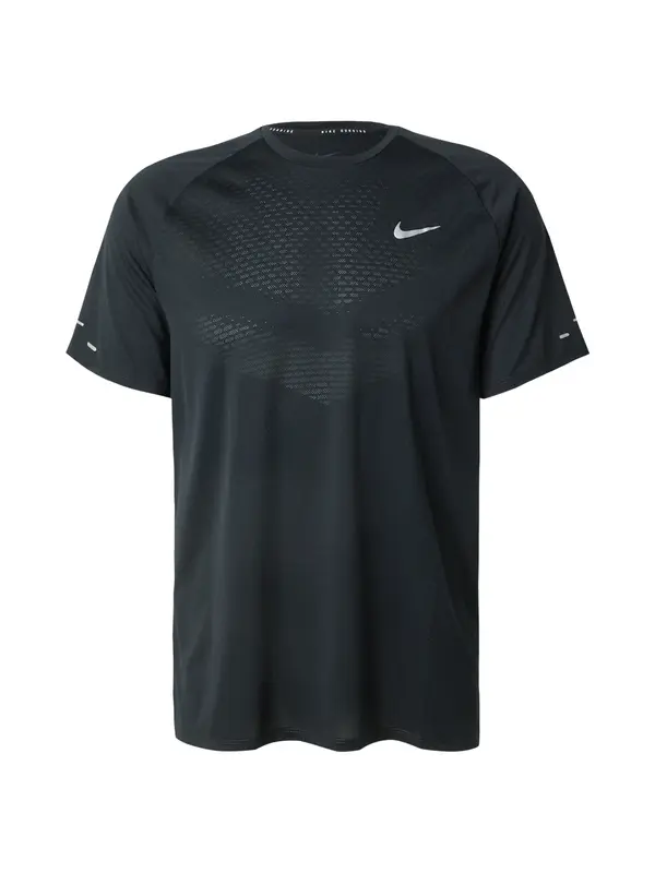 NIKE NIKE Funkcionalna majica 'ADV STRIDE'  svetlo siva / črna