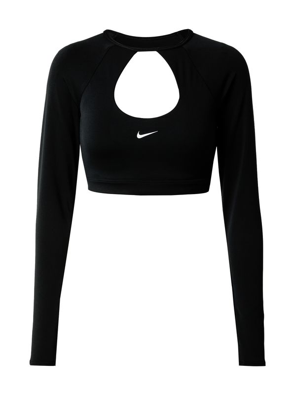 NIKE NIKE Funkcionalna majica  črna / bela