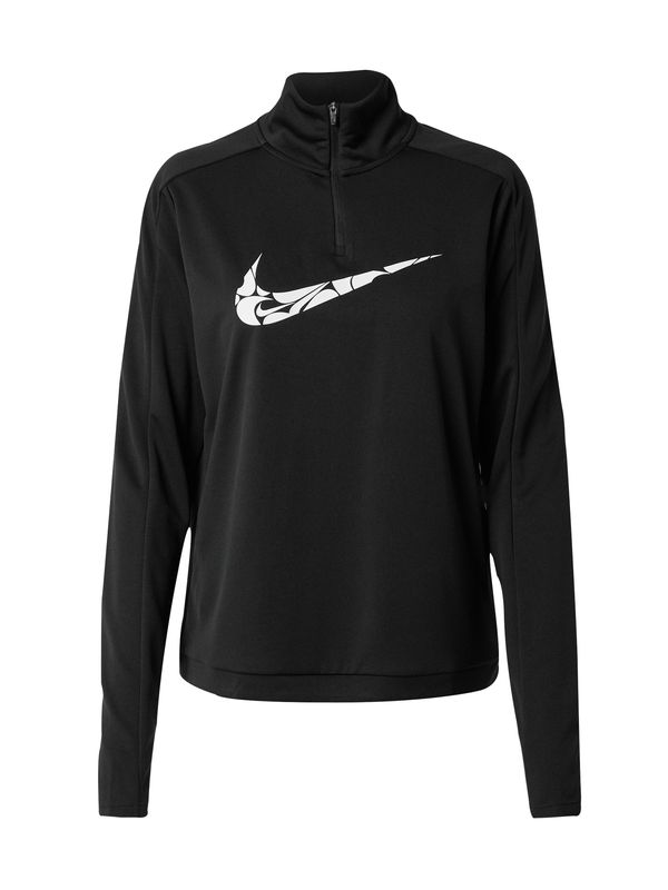 NIKE NIKE Funkcionalna majica  črna / bela