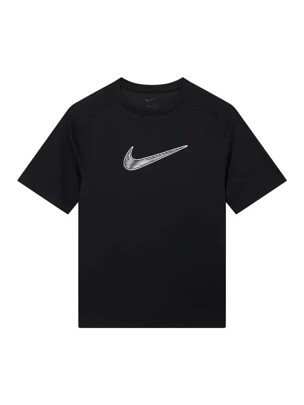 NIKE NIKE Funkcionalna majica  črna / bela