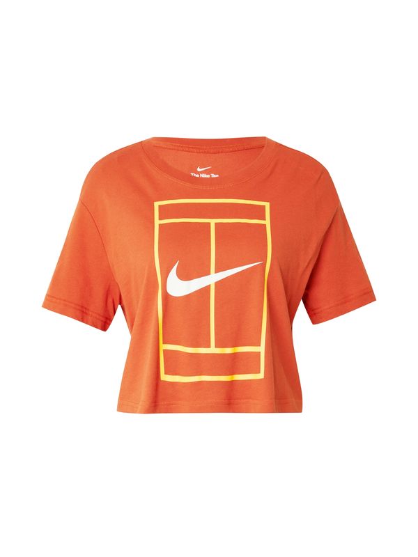 NIKE NIKE Funkcionalna majica 'HERITAGE'  rumena / oranžna / off-bela