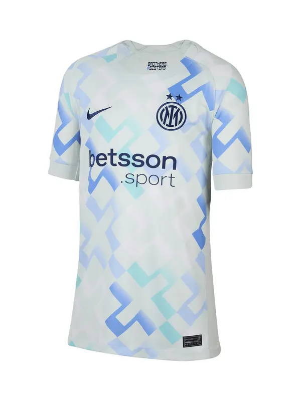 NIKE NIKE Funkcionalna majica 'Inter Mailand 25-26 Heim'  svetlo modra / temno modra / svetlo zelena / bela
