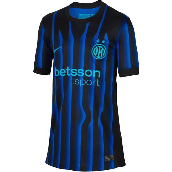 NIKE NIKE Funkcionalna majica 'Inter Mailand 25-26 Heim'  turkizna / indigo / nočno modra / črna